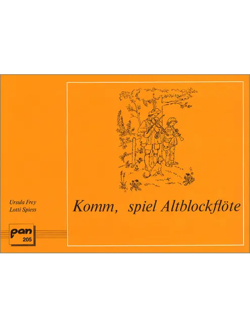 Komm spiel Altblockflöte